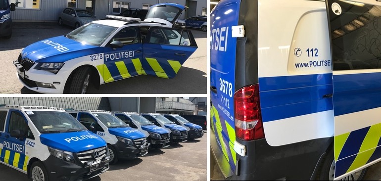 Un look deciso per la flotta della polizia estone